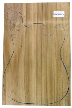 Body Paulownia, Unique Piece #004, 1-pc., 537x350x42mm
